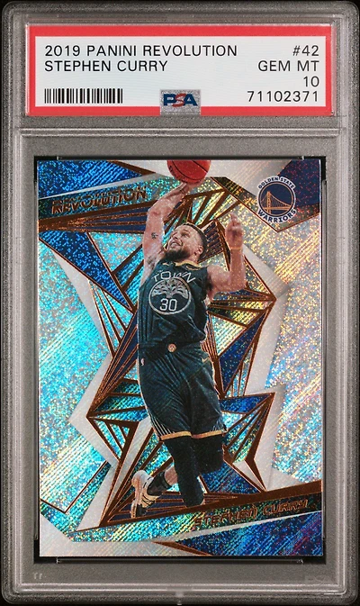 2019 Panini Revolution 42 Stephen Curry PSA 10