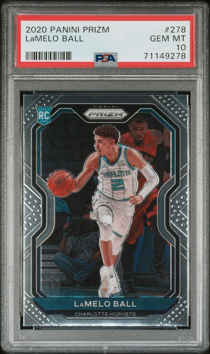 2020 Panini Prizm 278 Lamelo Ball PSA 10
