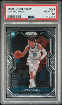 2020 Panini Prizm 278 Lamelo Ball PSA 10