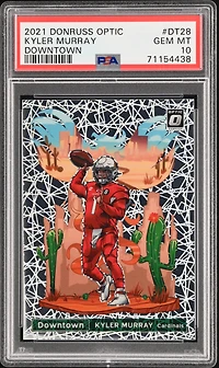 2021 Panini Donruss Optic Downtown Dt28 Kyler Murray PSA 10