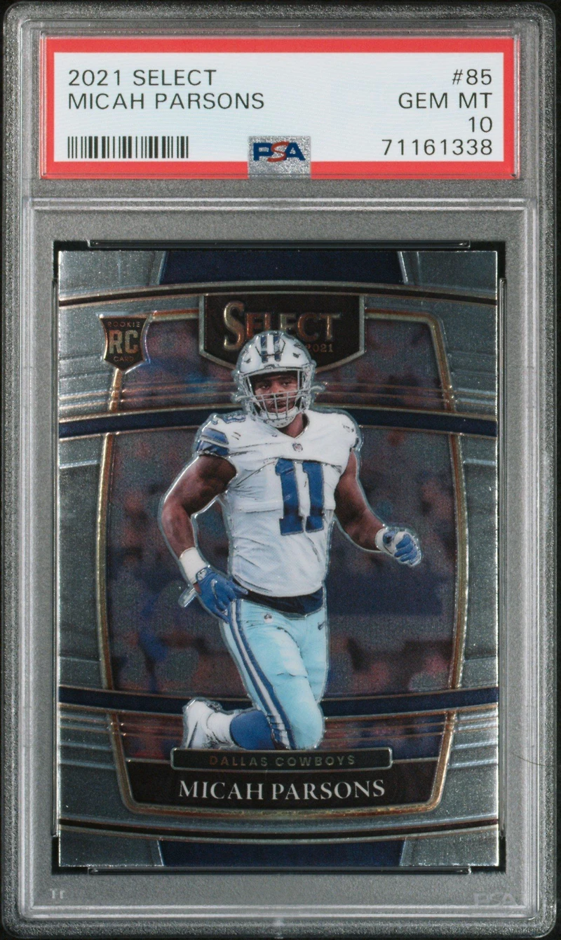 2021 Panini Select 85 Micah Parsons PSA 10