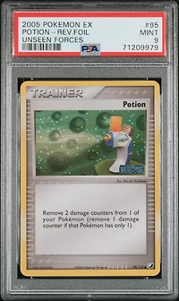 2005 Pokemon Ex Unseen Forces 95 Potion-reverse Foil PSA 9