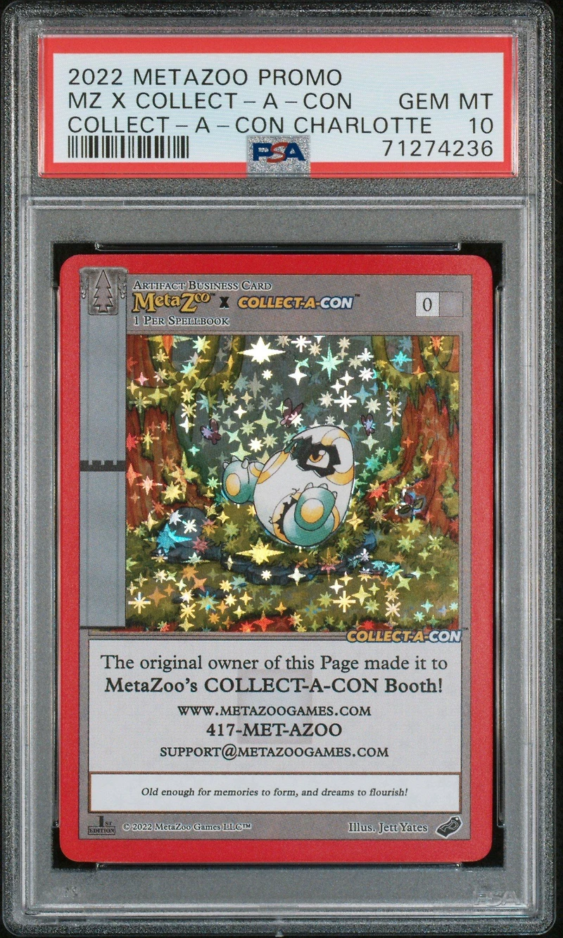 2022 Metazoo Promo Mz X Collect-a PSA 10
