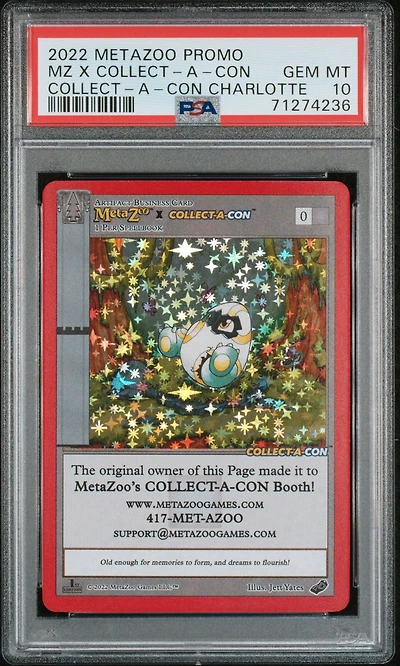 2022 Metazoo Promo Mz X Collect-a PSA 10
