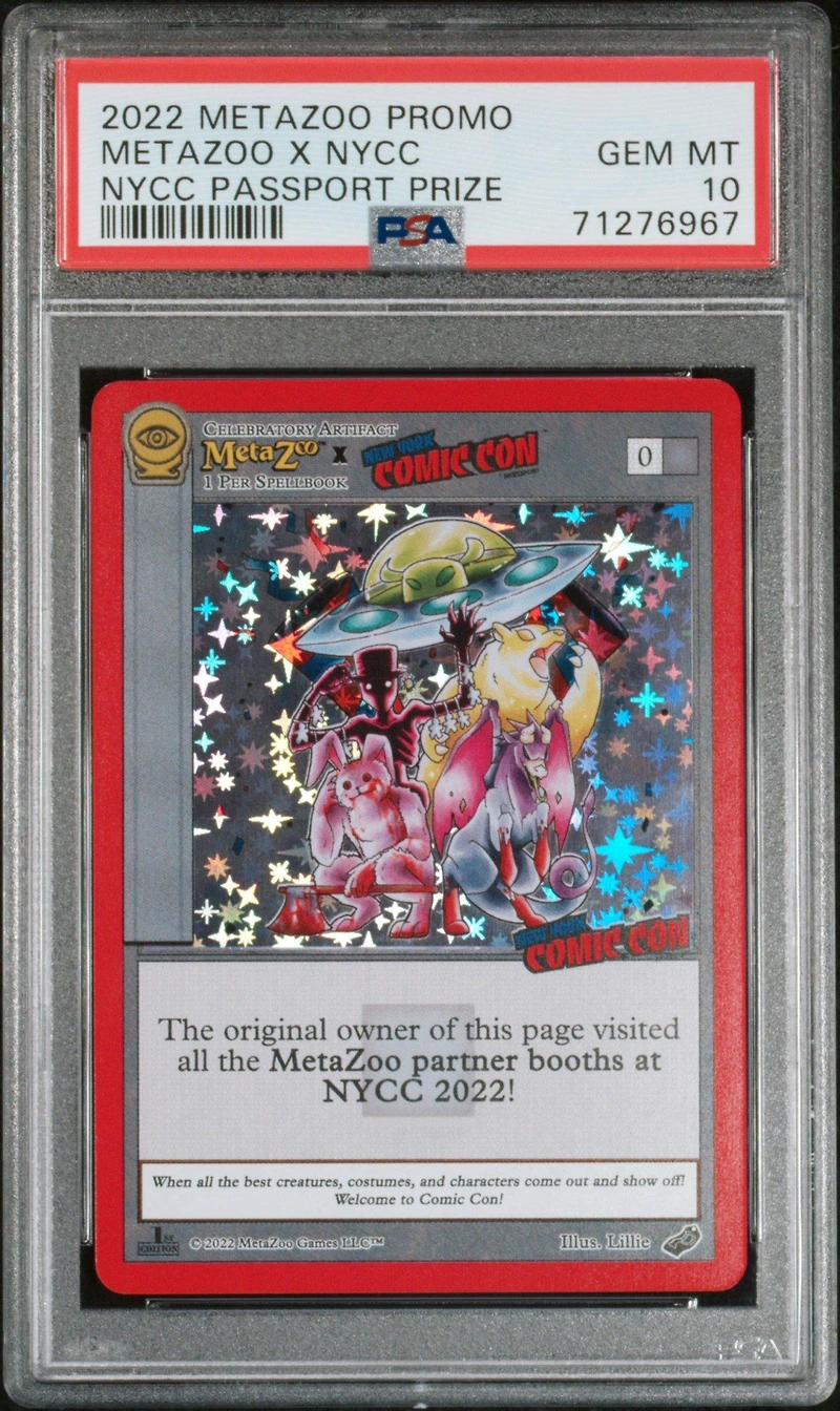 2022 Metazoo Promo Metazoo X Nycc PSA 10