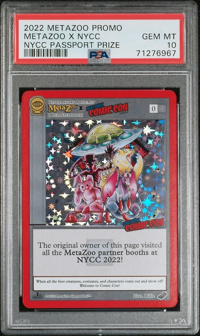 2022 Metazoo Promo Metazoo X Nycc PSA 10