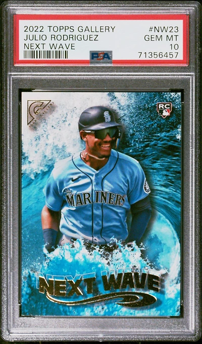 2022 Topps Gallery Next Wave Nw23 Julio Rodriguez PSA 10