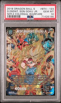 2018 Dragon Ball Super Card Game Series 4 Colossal Warfare Bt4-123 Distant Descendant