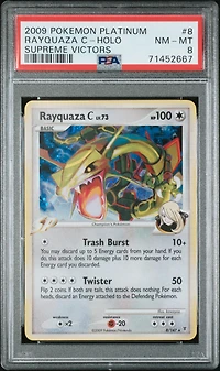 2009 Pokemon Platinum Supreme Victors 8 Rayquaza C-holo PSA 8