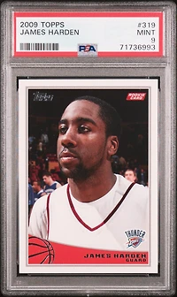 2009 Topps 319 James Harden PSA
