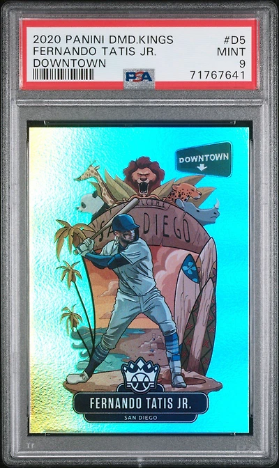 2020 Panini Diamond Kings Downtown D5 Fernando Tatis Jr. PSA 9