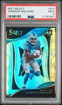 2021 Panini Select 414 Jameson Williams PSA 9