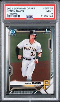 2021 Bowman Draft Bdc48 Henry Davis Chrome PSA 9