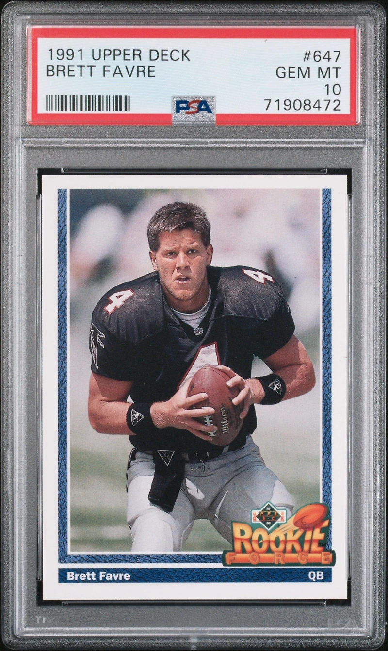 1991 Upper Deck 647 Brett Favre PSA 10