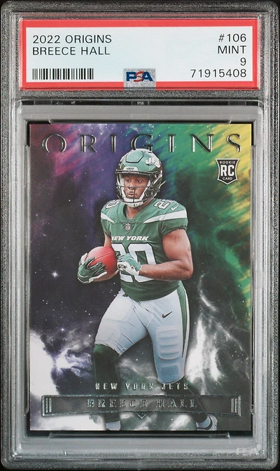 2022 Panini Origins 106 Breece Hall PSA 9