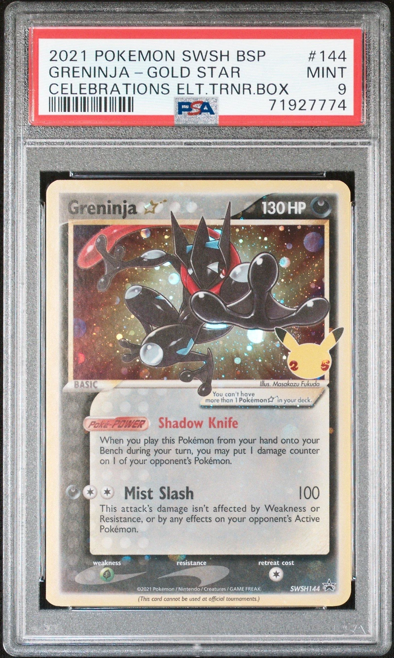 2021 Pokemon Swsh Black Star Promo 144 Greninja PSA