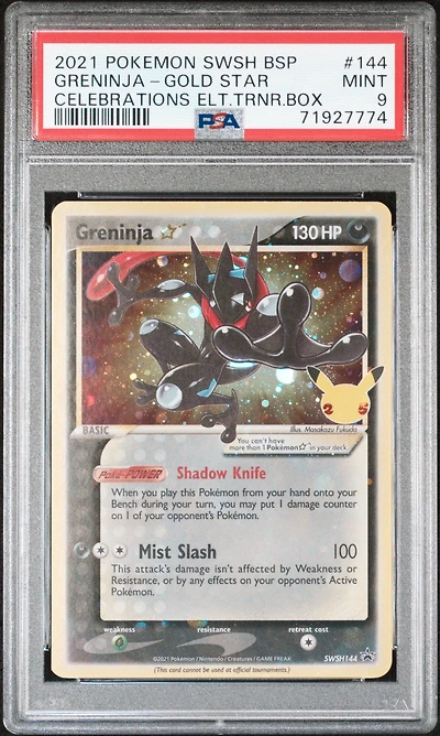 2021 Pokemon Swsh Black Star Promo 144 Greninja PSA