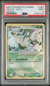 2009 Pokemon Platinum Arceus Ar2 Arceus-holo PSA 9