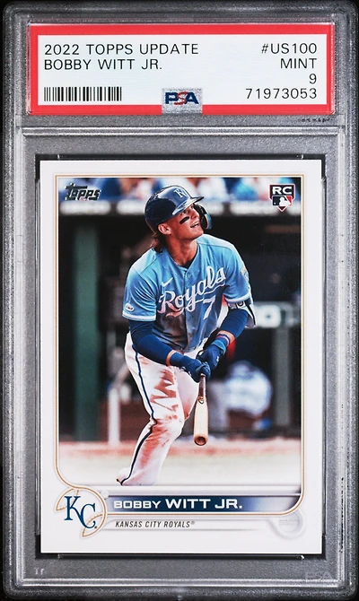 2022 Topps Update Us100 Bobby Witt Jr. PSA