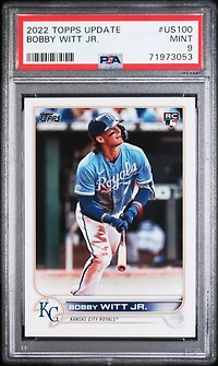 2022 Topps Update Us100 Bobby Witt Jr. PSA