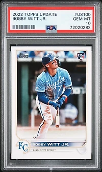 2022 Topps Update Us100 Bobby Witt Jr. PSA 10