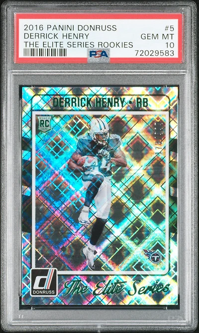 2016 Panini Donruss The Elite Series Rookies 5 Derrick Henry PSA 10
