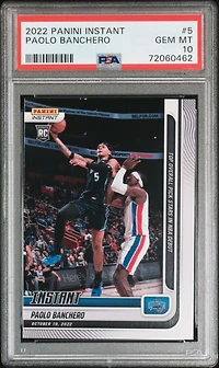 2022 Panini Instant 5 Paolo Banchero PSA 10