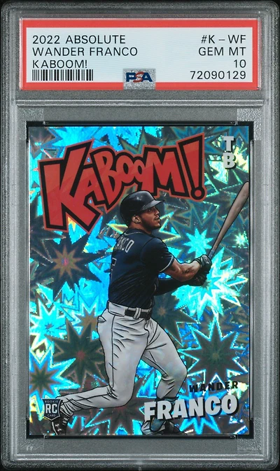 2022 Panini Absolute Kaboom! K-wf Wander Franco PSA 10