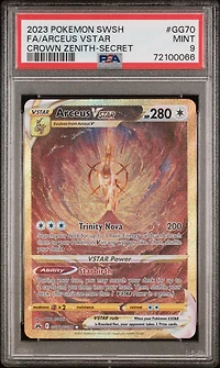 2023 Pokemon Sword And Shield Crown Zenith Gg70 Fa/arceus Vstar PSA