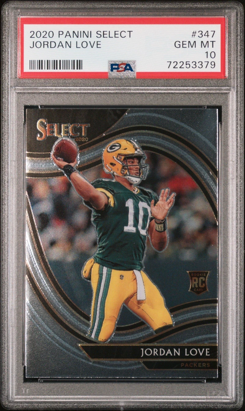 2020 Panini Select Jordan Love PSA 10
