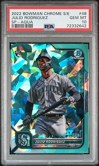 2022 Bowman Chrome Sapphire Edition 48 Julio Rodriguez PSA