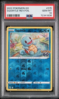 2022 Pokemon Go 015 Squirtle PSA