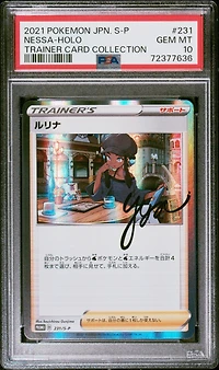 2021 Pokemon Japanese S Promo 231 Nessa-holo Trainer Card Collection PSA