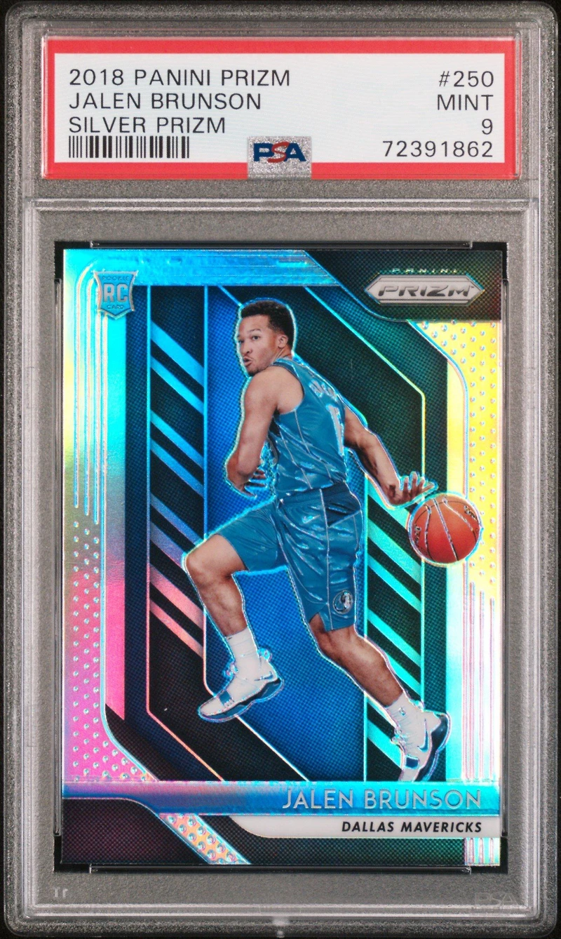 2018 Panini Prizm 250 Jalen Brunson Silver Prizm PSA