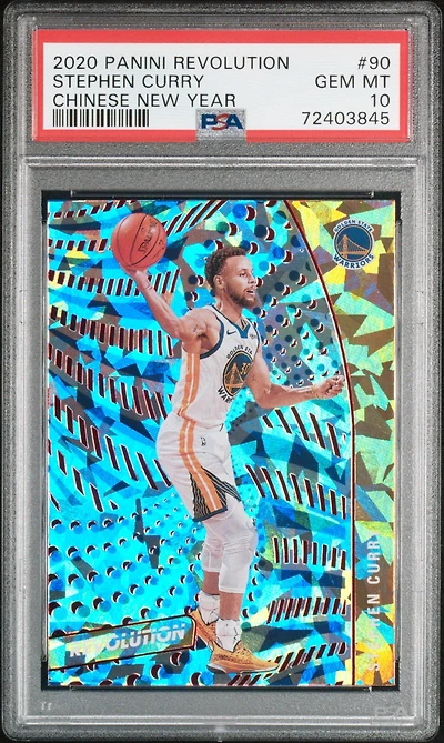 2020 Panini Revolution 90 Stephen Curry Chinese New Year PSA 10