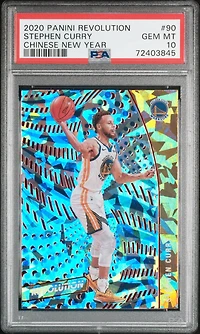 2020 Panini Revolution 90 Stephen Curry Chinese New Year PSA 10