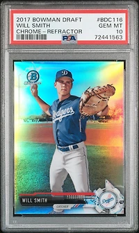 2017 Bowman Draft Bdc116 Will Smith Chrome-refractor PSA 10
