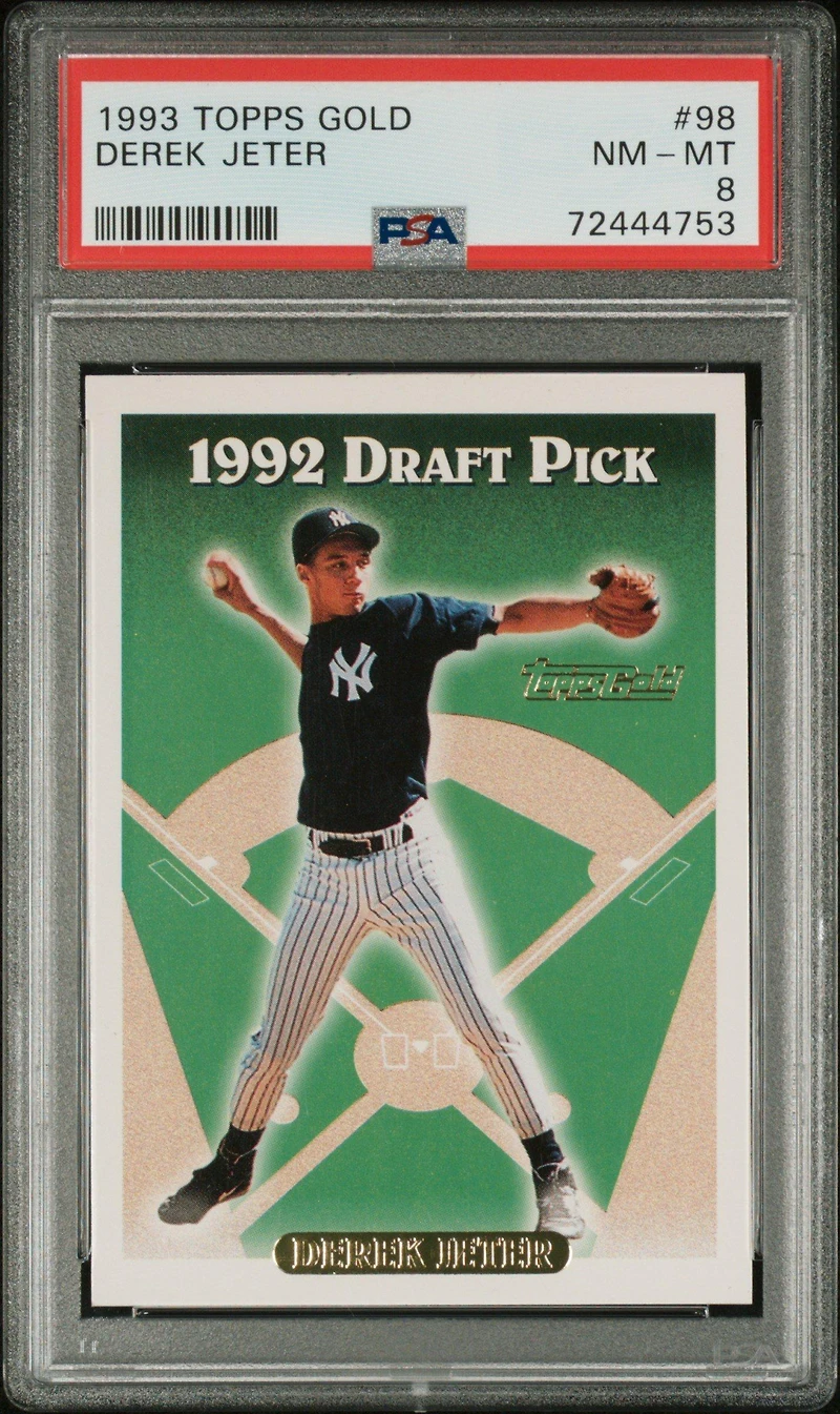 1993 Topps Gold 98 Derek Jeter PSA
