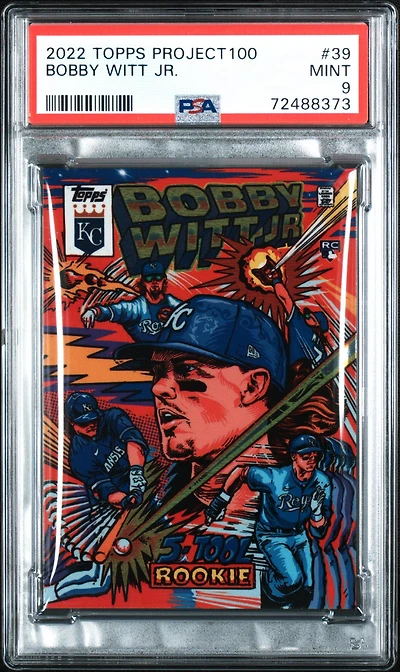 2022 Topps Project100 39 Bobby Witt Jr. PSA 9