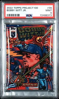 2022 Topps Project100 39 Bobby Witt Jr. PSA 9