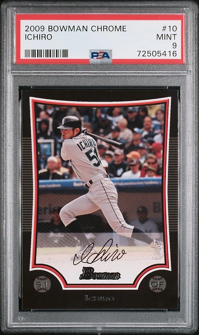 2009 Bowman Chrome 10 Ichiro PSA