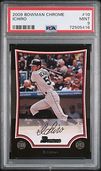2009 Bowman Chrome 10 Ichiro PSA