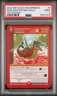 2022 Metazoo Wilderness 9 Snoligoster-reverse Holo 1st Edition PSA 9
