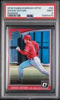 2018 Panini Donruss Optic 56 Shohei Ohtani Running PSA