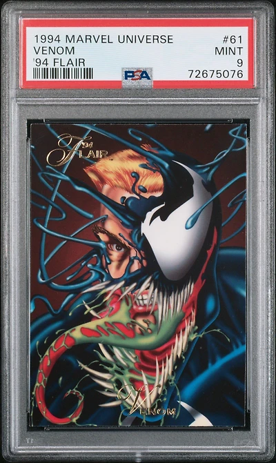 1994 Marvel Universe '94 Flair 61 Venom PSA 9