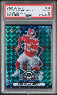 2022 Panini Mosaic 256 Patrick Mahomes Ii PSA 10
