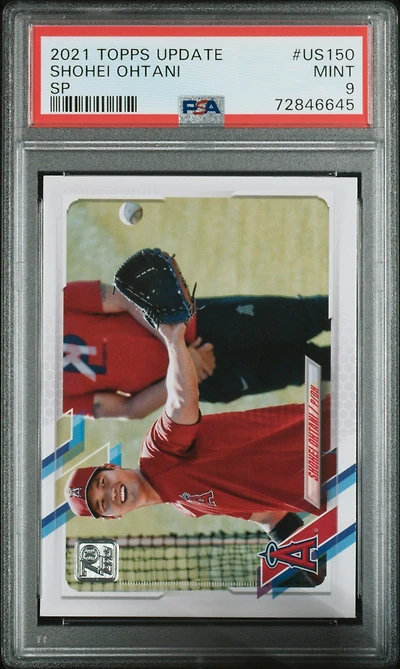 2021 Topps Update Us150 Shohei Ohtani Sp PSA 9