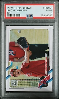 2021 Topps Update Us150 Shohei Ohtani Sp PSA 9