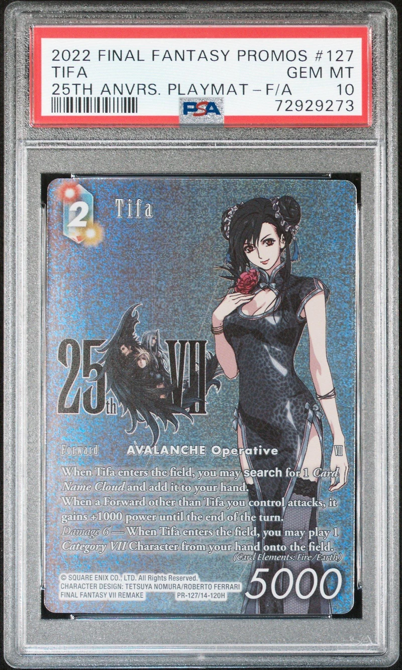 2022 Final Fantasy Promos 127 Tifa PSA 10