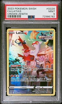 2023 Pokemon Sword And Shield Crown Zenith Gg20 Fa/latias PSA 9